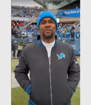 Antwaan Randle El Lions Zip-up Bomber Jacket