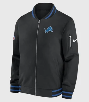 Ben Johnson Detroit Lions Bomber Jacket