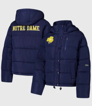 Notre Dame Fighting Irish Hooded Puffer Jacket