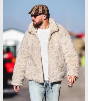 MARNI Oat Shaggy Travis Kelce Beige Jacket